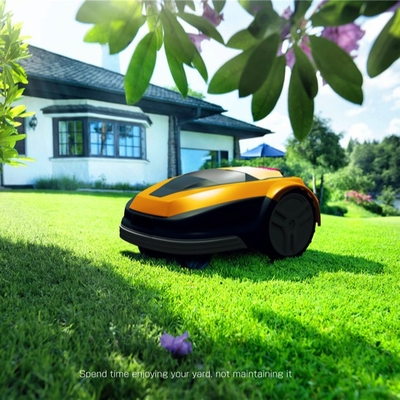 IPX4 Waterproof Robotic Lawn Mower App Controlled